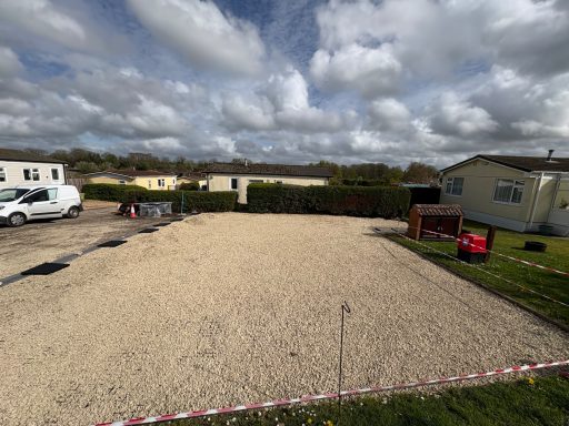 Gravel grid capark installation